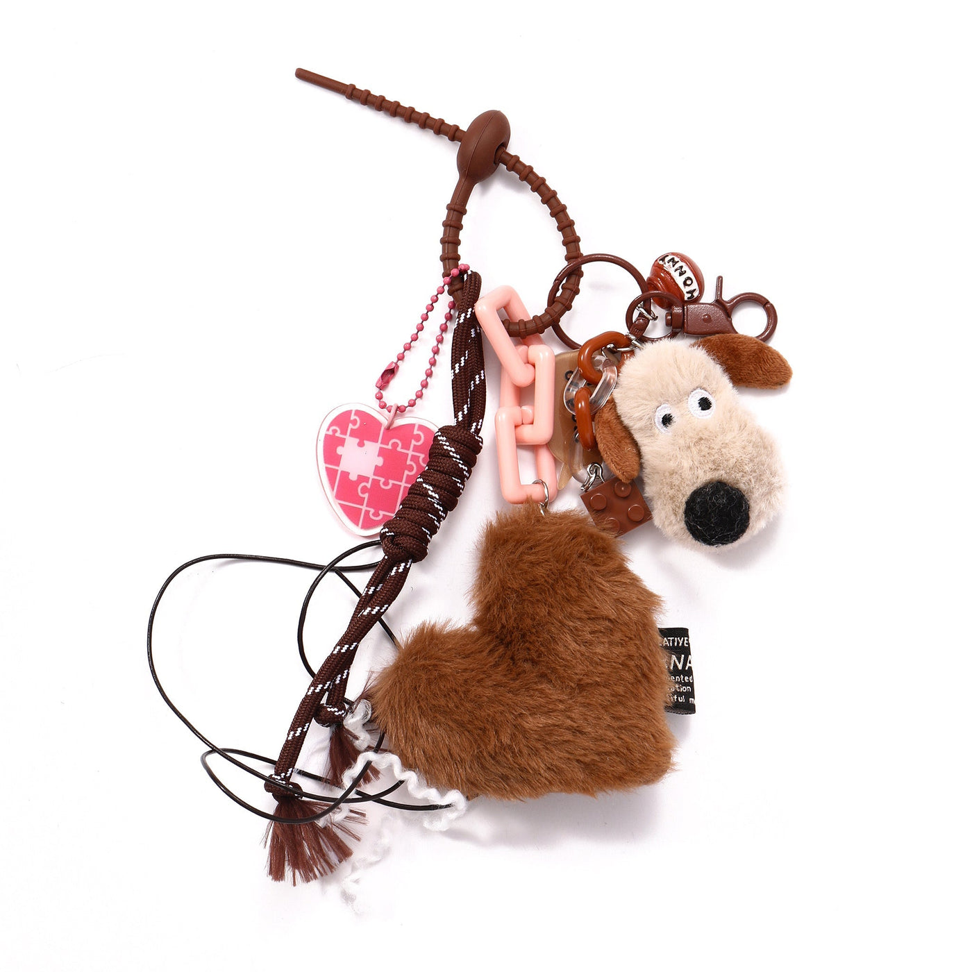 Multi Charm Puppy Handbag Accessories